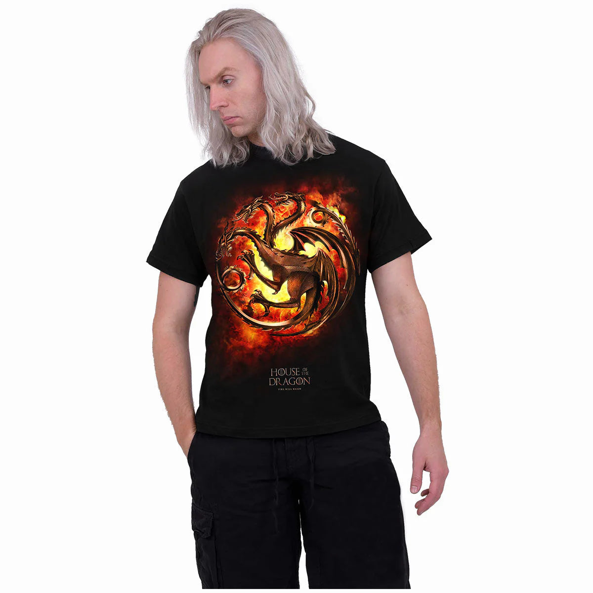 DRAGON FLAMES - HOUSE OF DRAGONS - T-SHIRT