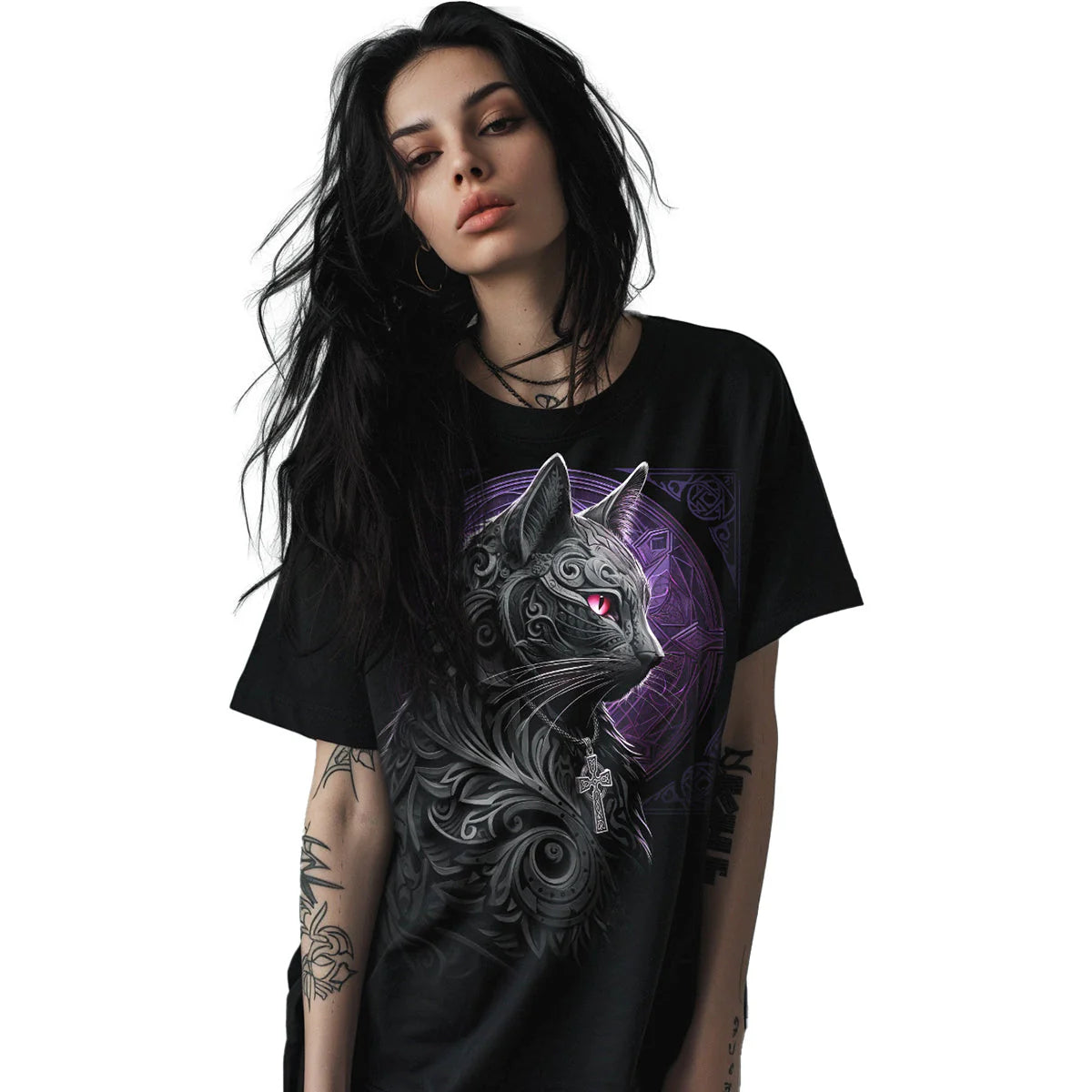 CELTIC WHISKERS - SPIRAL - FRONT PRINT T-SHIRT