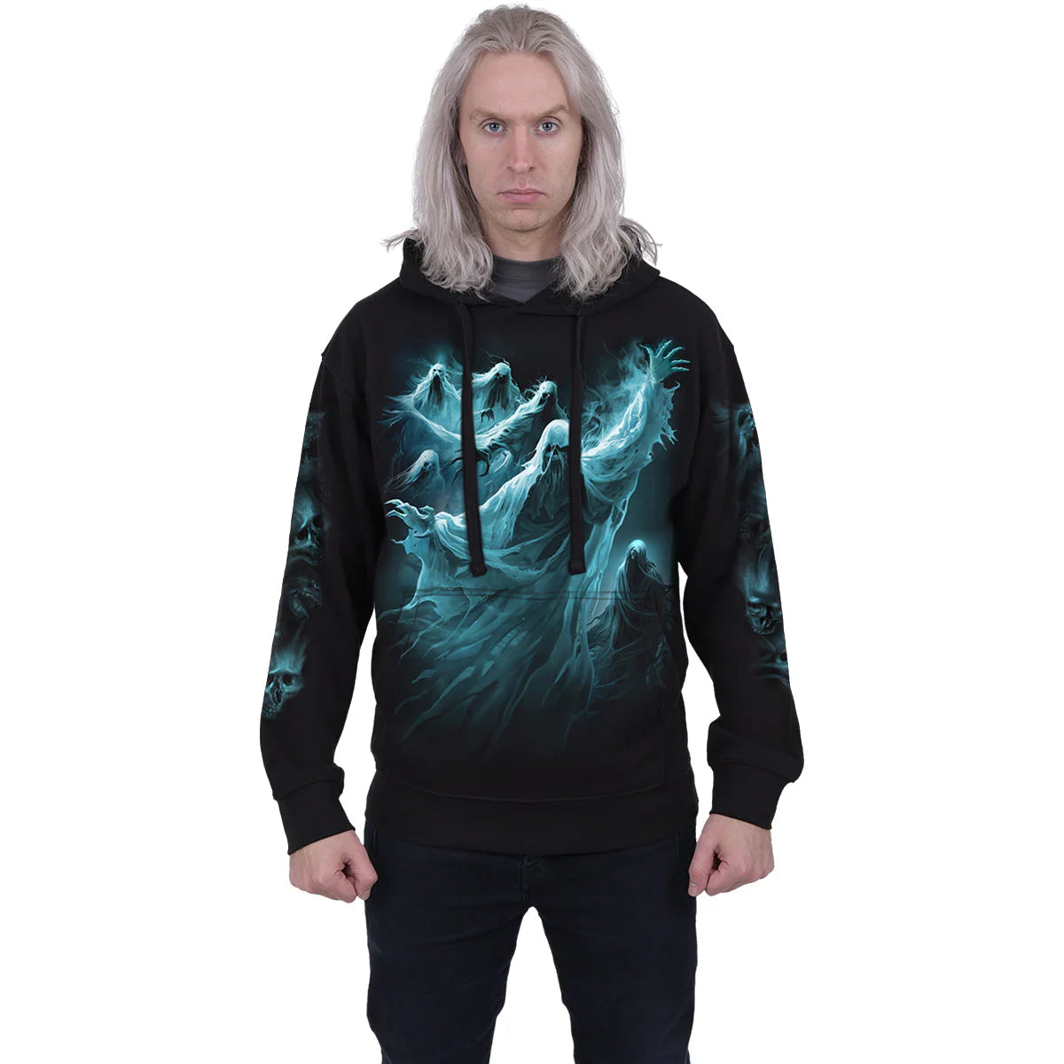 GHOST SKULL - SPIRAL - HOODIE