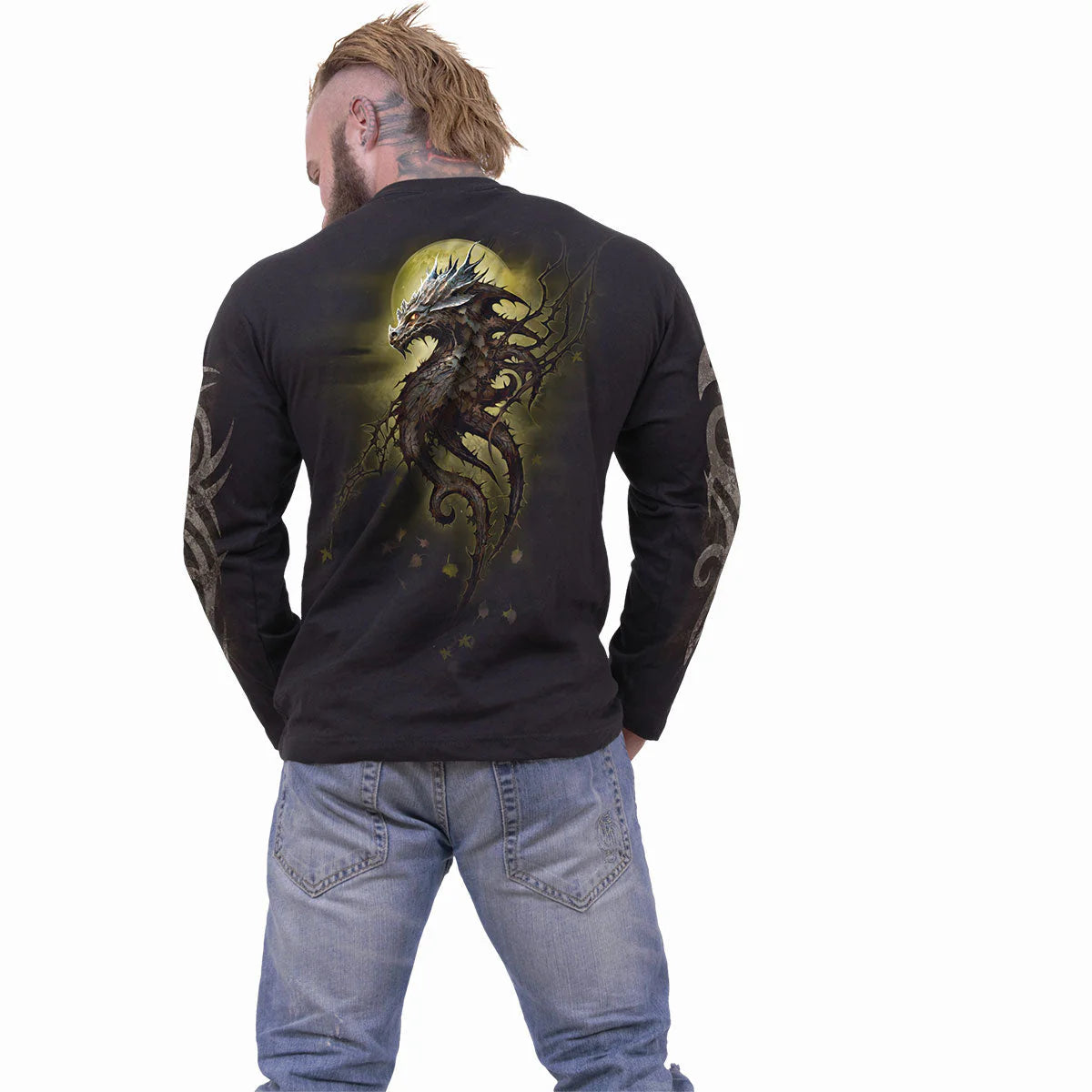 OAK DRAGON - SPIRAL - LONGSLEEVE T-SHIRT
