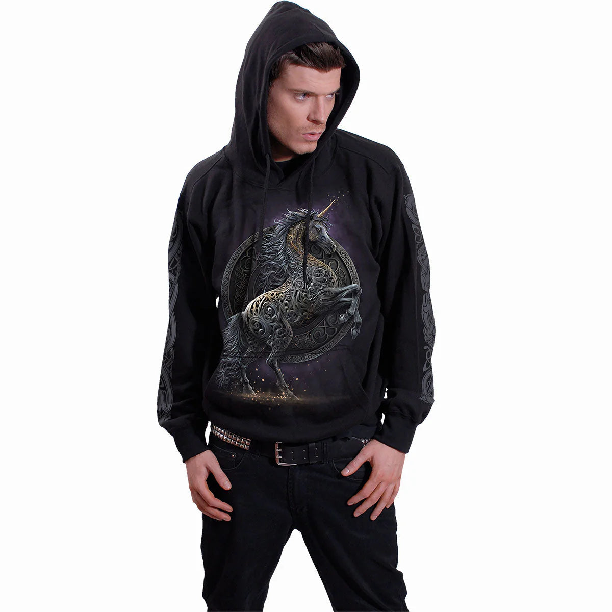 CELTIC UNICORN - SPIRAL - HOODIE