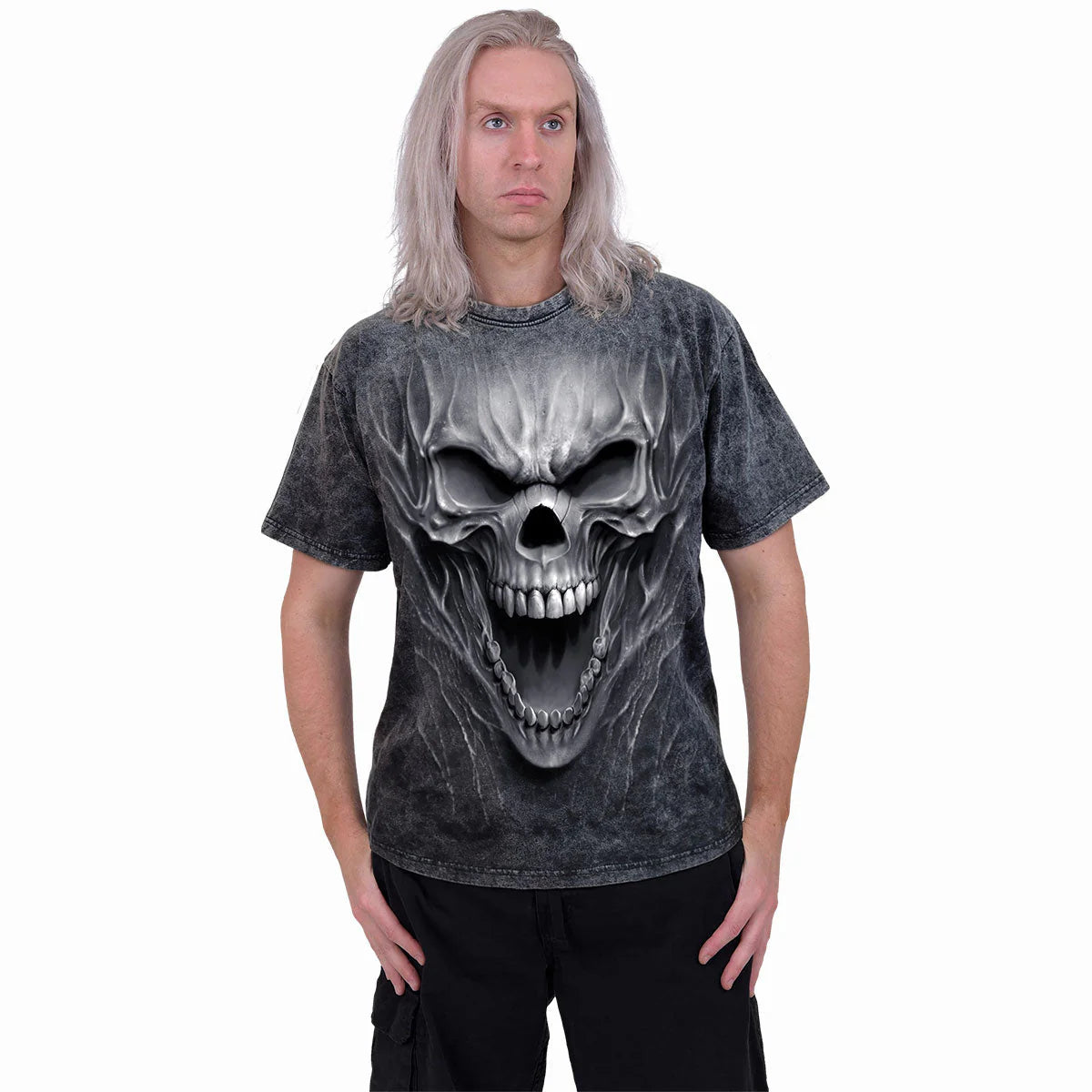 BEAST WITHIN - ACID WASH SPIRAL - T-SHIRT