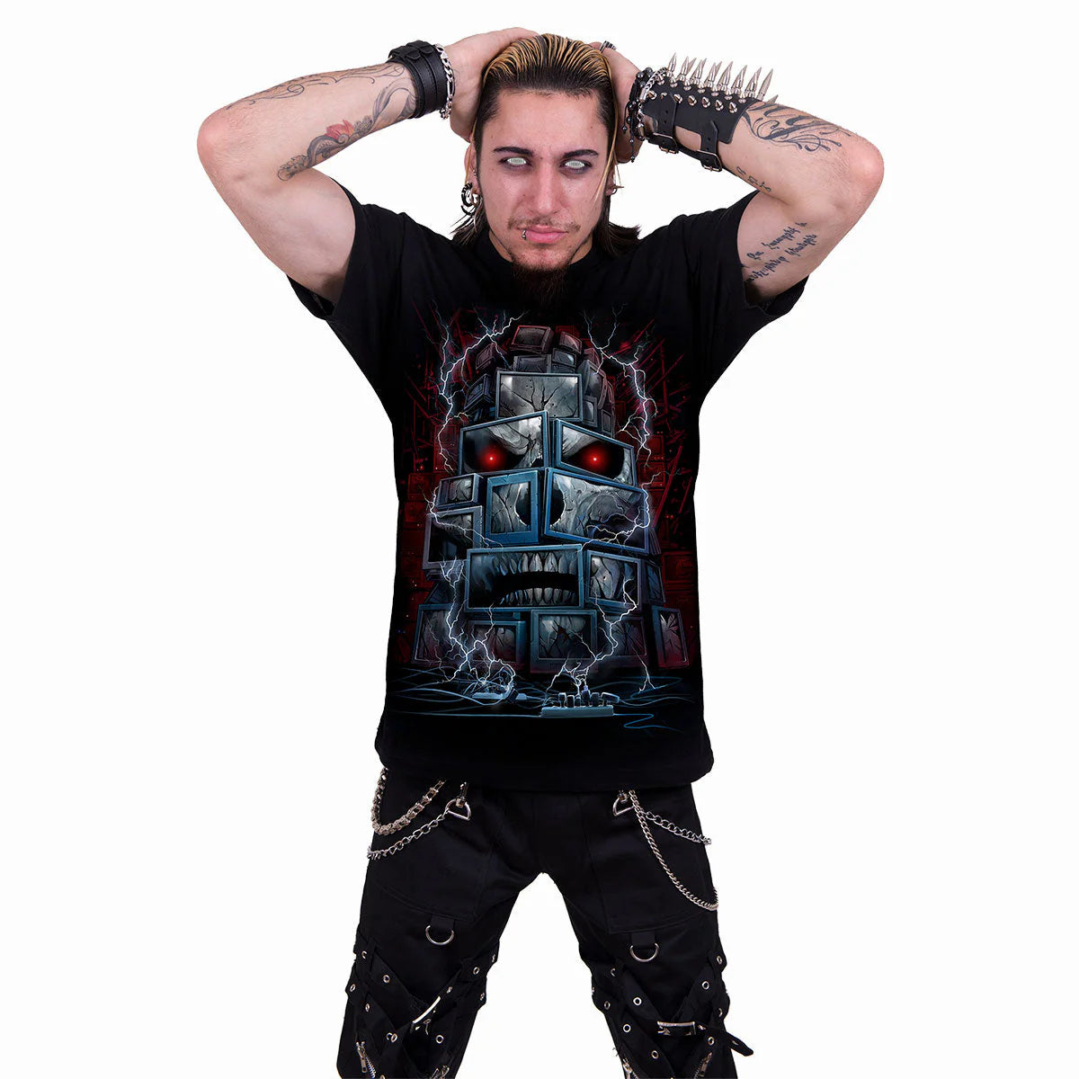 DEATH BY TV - SPIRAL - T-SHIRT