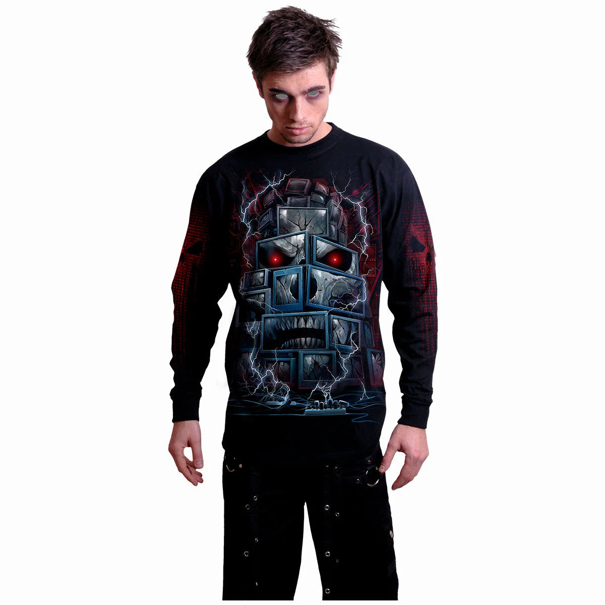 DEATH BY TV - SPIRAL - LONGSLEEVE T-SHIRT