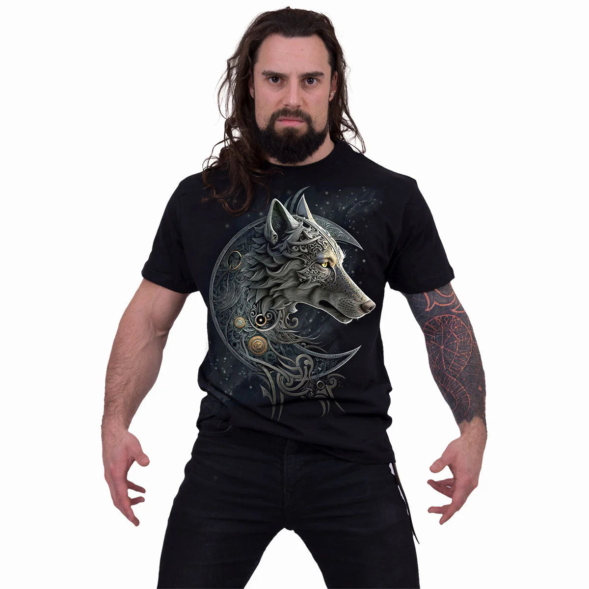 CELTIC WOLF - SPIRAL - T-SHIRT