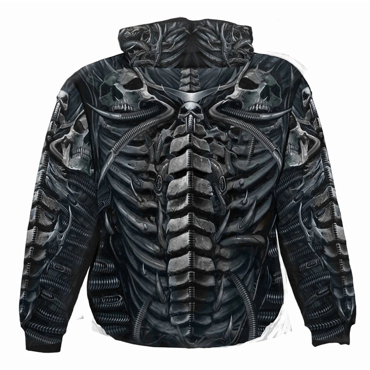SKULL ARMOUR - SPIRAL - ALLOVER HOODIE
