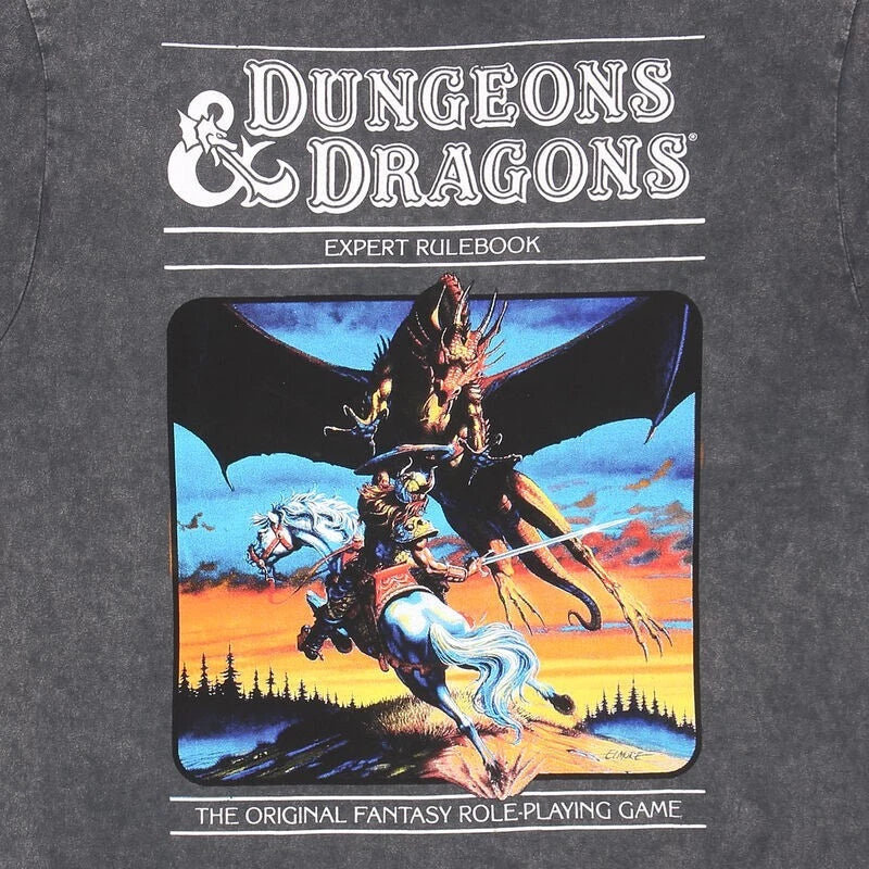 Official Dungeons & Dragons Original RPG T-Shirt Classic Fantasy Graphic Fan Tee