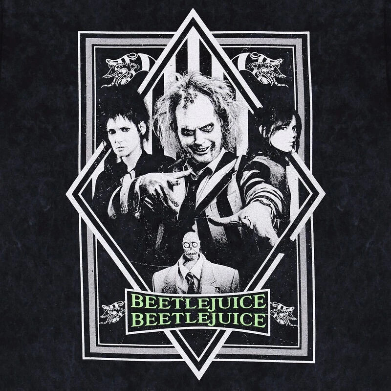 BEETLEJUICE 2 - BLACK AND WHITE POSTER - T-SHIRT