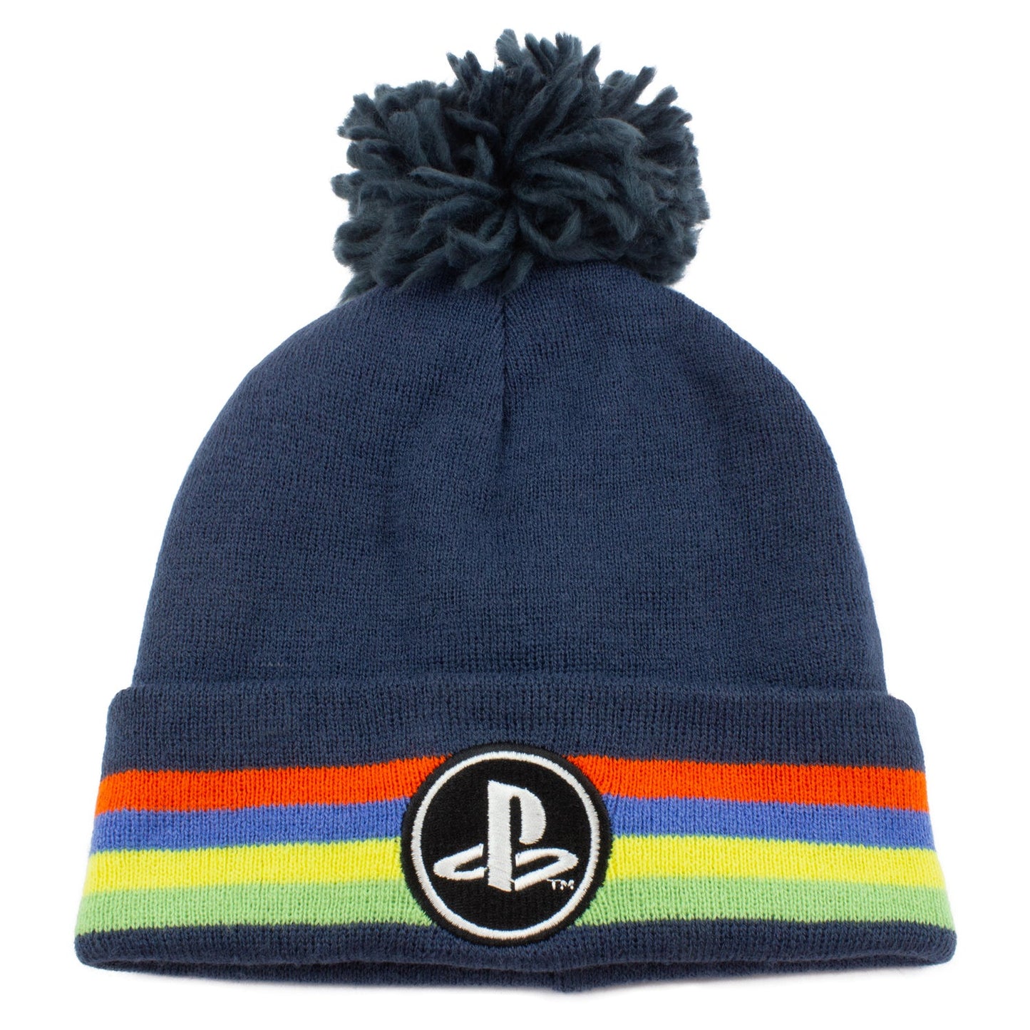 PlayStation Circle Logo Pom Pom Beanie