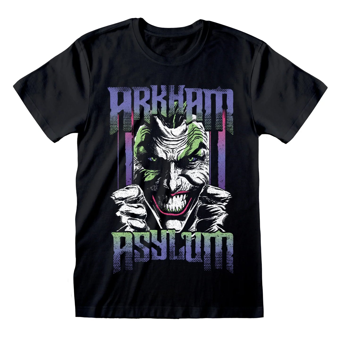 Official Batman Joker Arkham Asylum T-Shirt – Graphic Tee for Adults & DC Fans