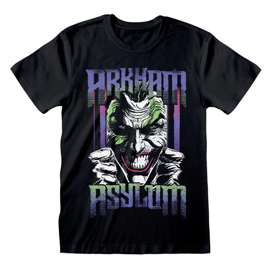 Official Batman Joker Arkham Asylum T-Shirt – Graphic Tee for Adults & DC Fans