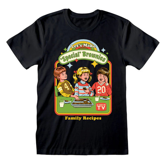 LETS MAKE BROWNIES - STEVEN RHODES - T-SHIRT