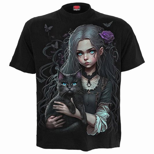 GOTH FAMILIAR - SPIRAL - FRONT PRINT T-SHIRT