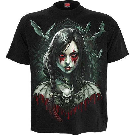 HALLOW'S EVE - SPIRAL - FRONT PRINT T-SHIRT