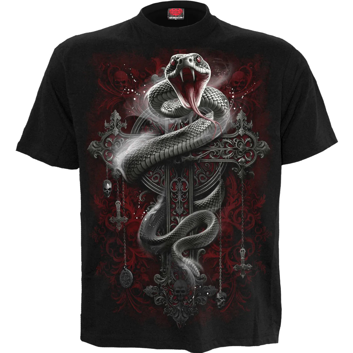 GOTHIC SERPENT - SPIRAL - T-SHIRT