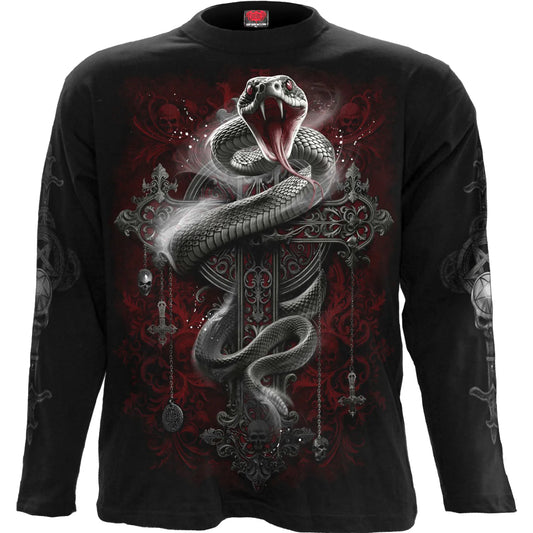 GOTHIC SERPENT - SPIRAL - LONGSLEEVE T-SHIRT