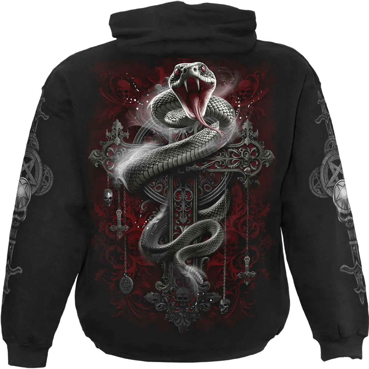 GOTHIC SERPENT - SPIRAL - HOODIE