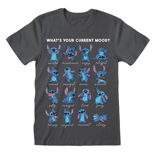 Official Lilo & Stitch Emotions T-Shirt – Graphic Tee for Disney & Stitch Fans