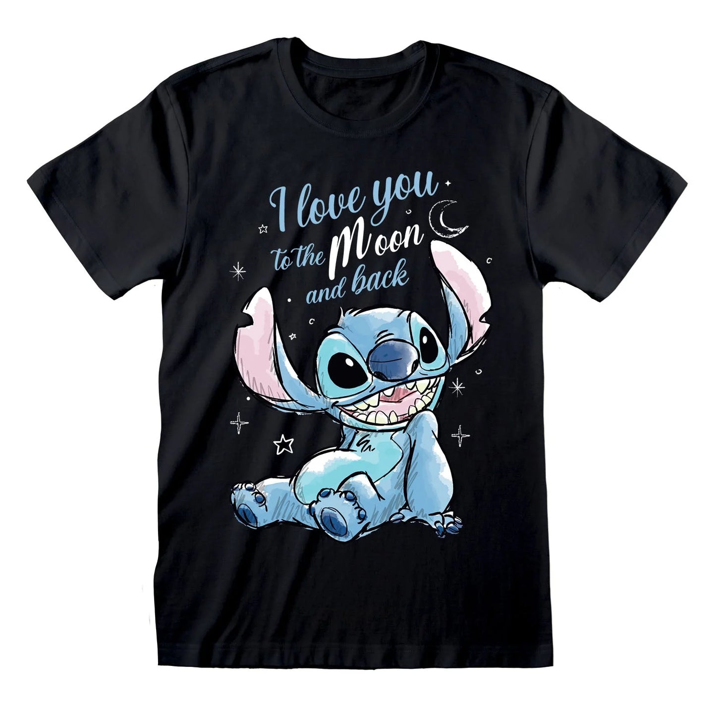 Official Lilo & Stitch I Love You T-Shirt – Disney Tee for Stitch & Movie Fans