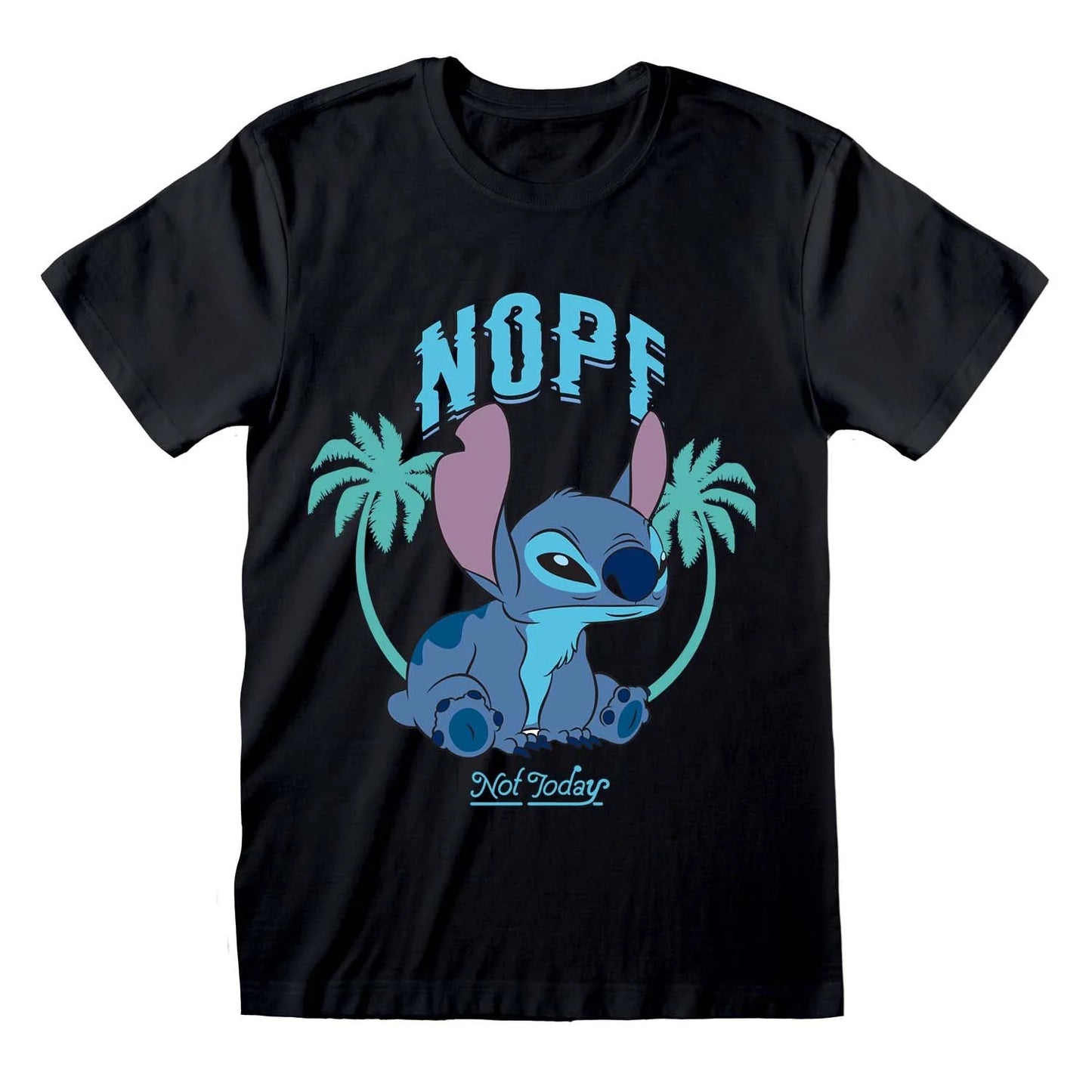 Official Lilo & Stitch - Nope Not Today T-Shirt – Disney Tee for Lazy Mood Fans