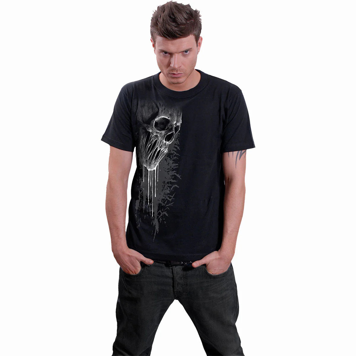 BAT CURSE - SPIRAL - FRONT PRINT T-SHIRT