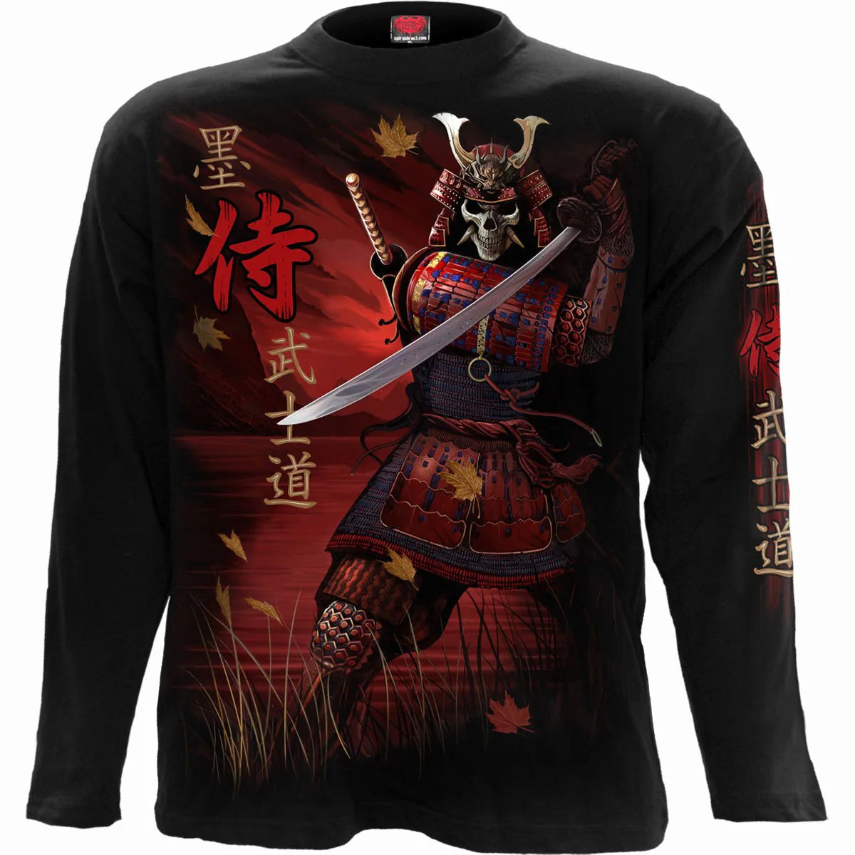SAMURAI - SPIRAL - LONGSLEEVE T-SHIRT
