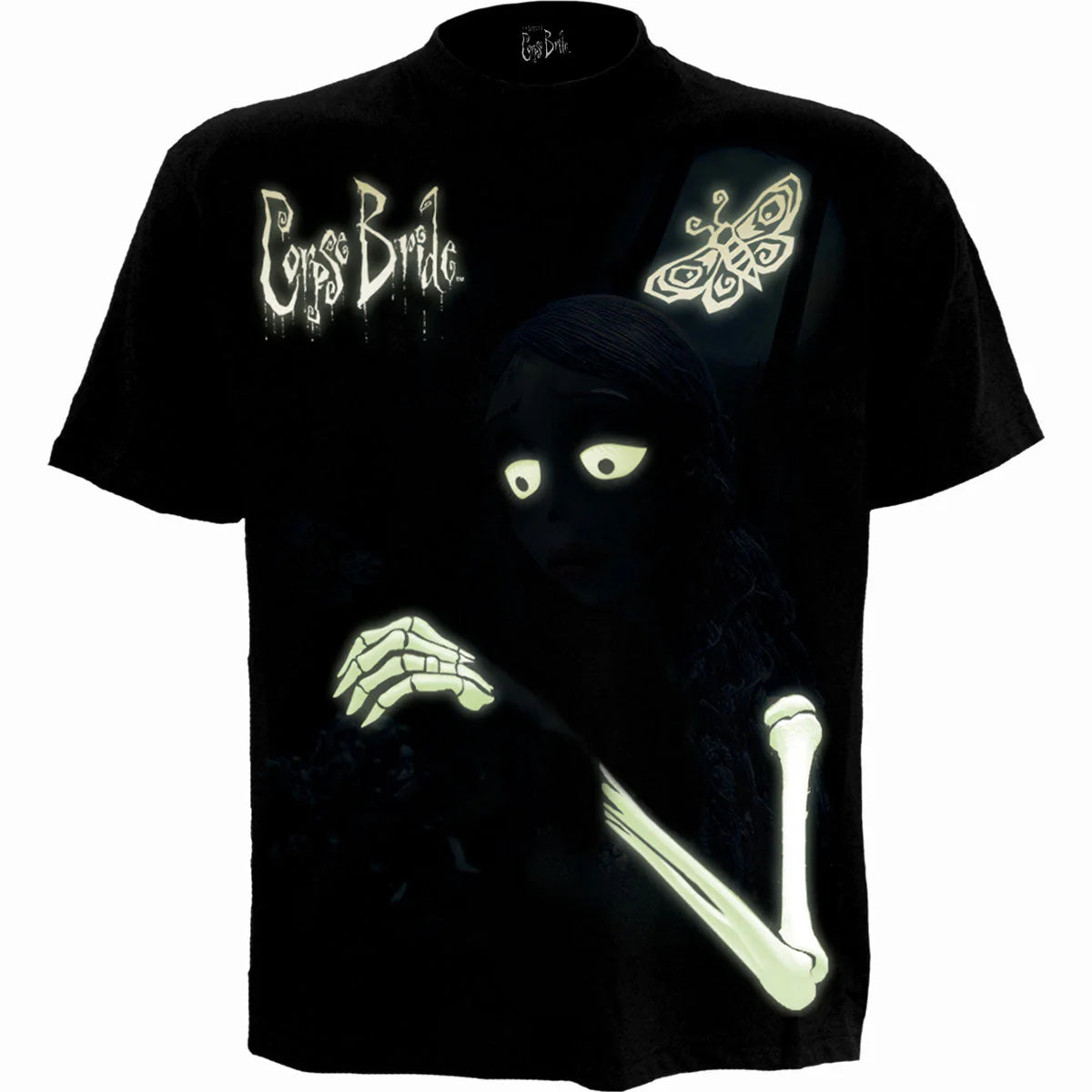 GLOW IN THE DARK - CORPSE BRIDE - T-SHIRT