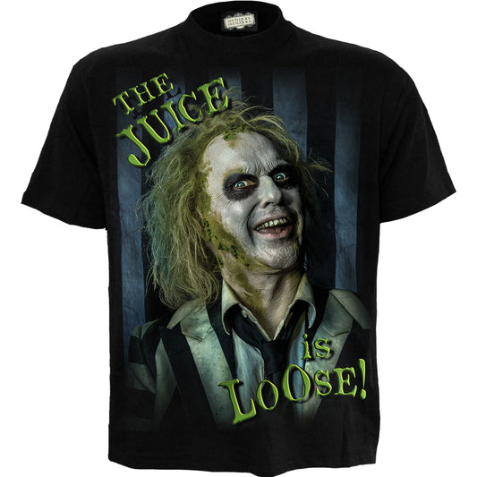 JUICE IS LOOSE - SPIRAL - BEETLEJUICE 2 - FRONT PRINT T-SHIRT