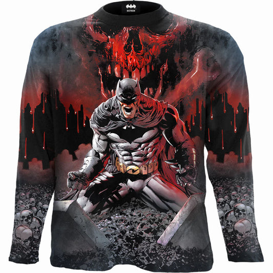 ASYLUM WRAP - BATMAN - ALLOVER LONGSLEEVE T-SHIRT