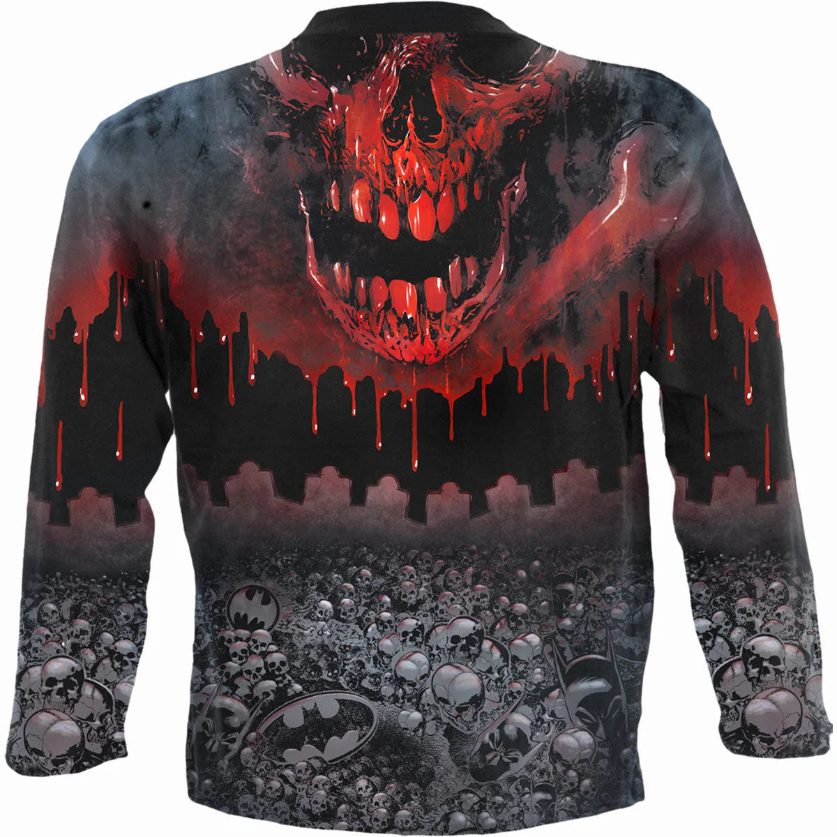 ASYLUM WRAP - BATMAN - ALLOVER LONGSLEEVE T-SHIRT