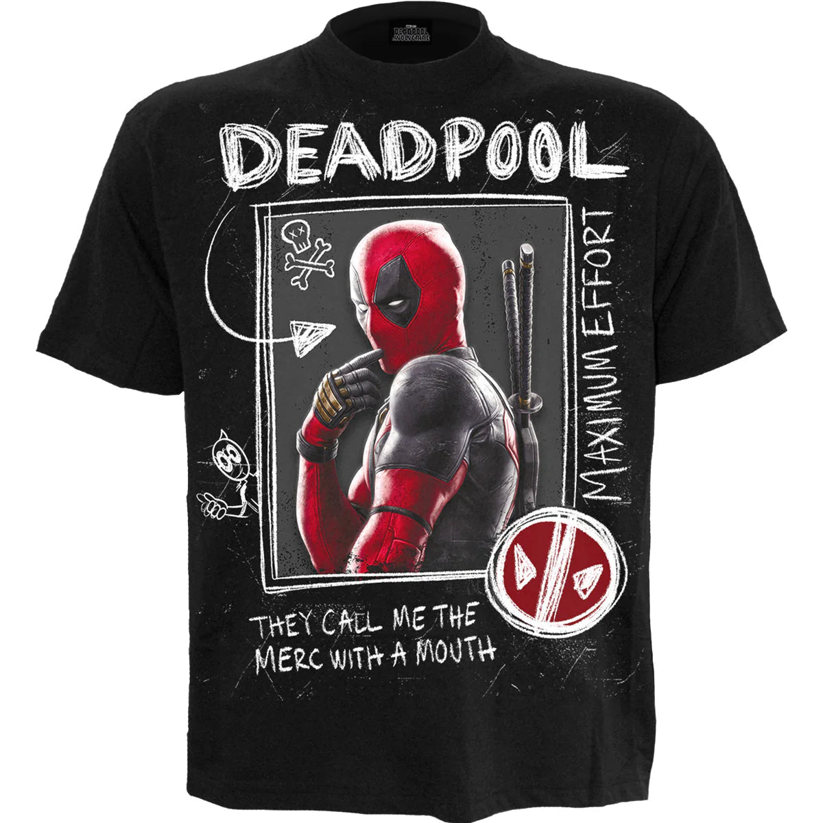 WOLVERINE SKETCHES - DEADPOOL - T-SHIRT