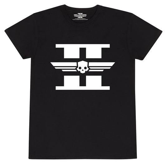 WHITE LOGO - HELLDIVERS - T-SHIRT