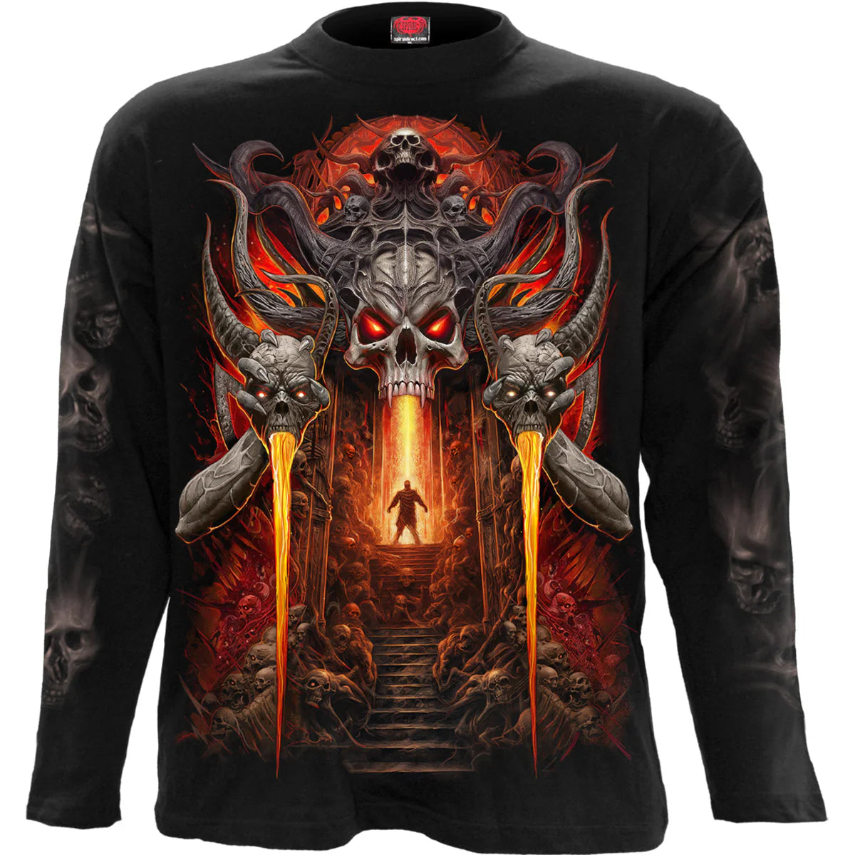 GATES OF HELL - SPIRAL - LONGSLEEVE T-SHIRT