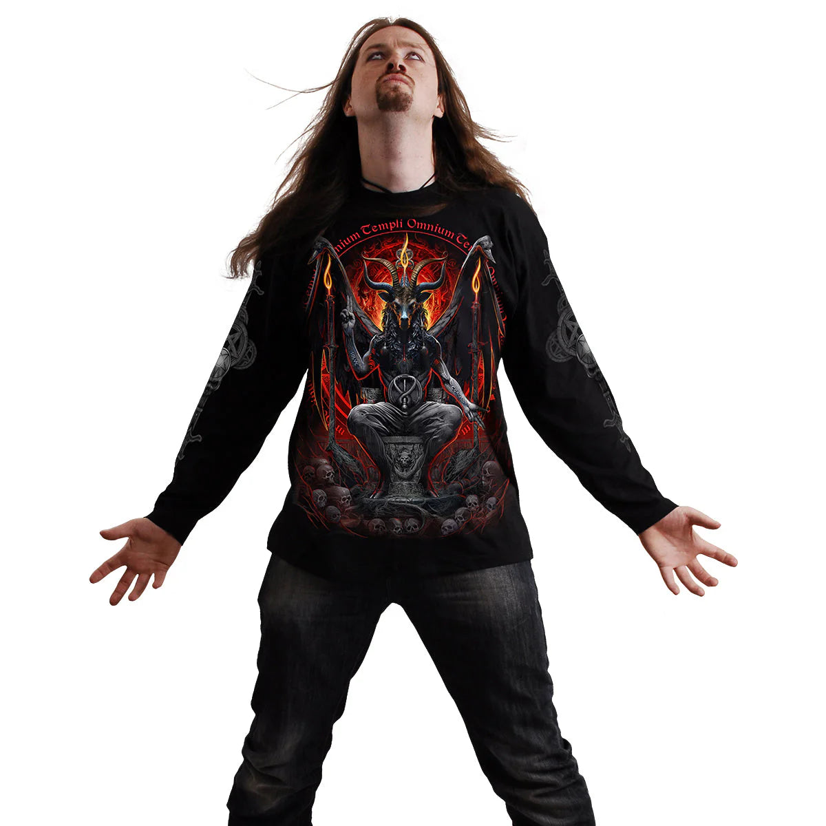 BAPHOMET - SPIRAL - LONGSLEEVE T-SHIRT