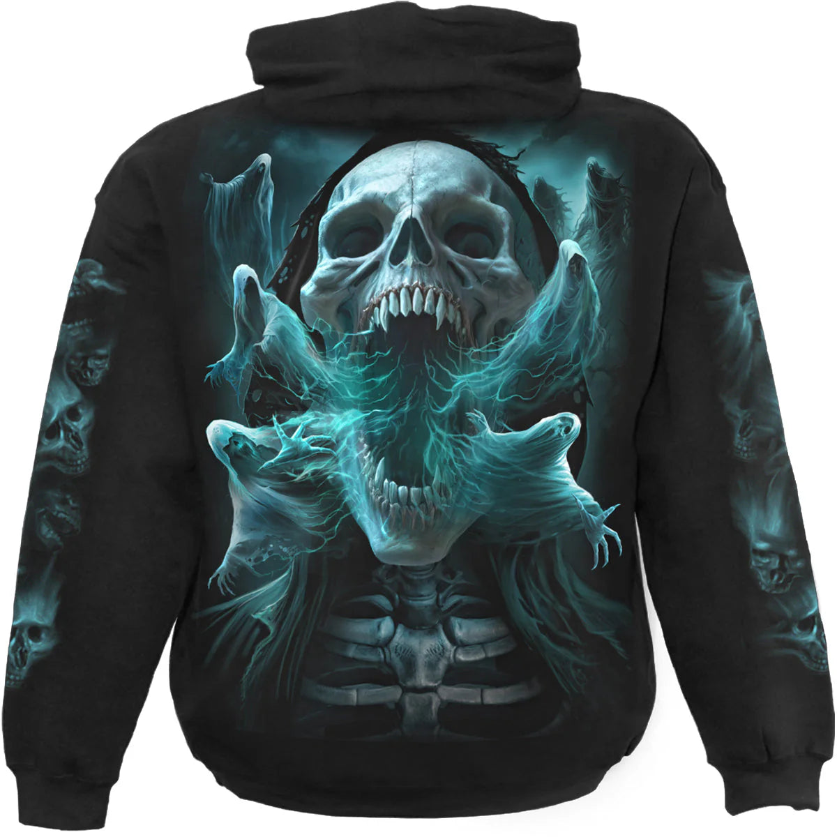 GHOST SKULL - SPIRAL - HOODIE