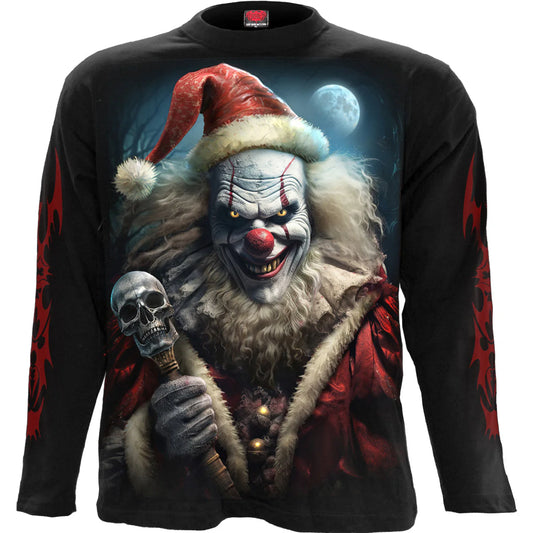 SANTA CLOWN - SPIRAL - LONGSLEEVE T-SHIRT