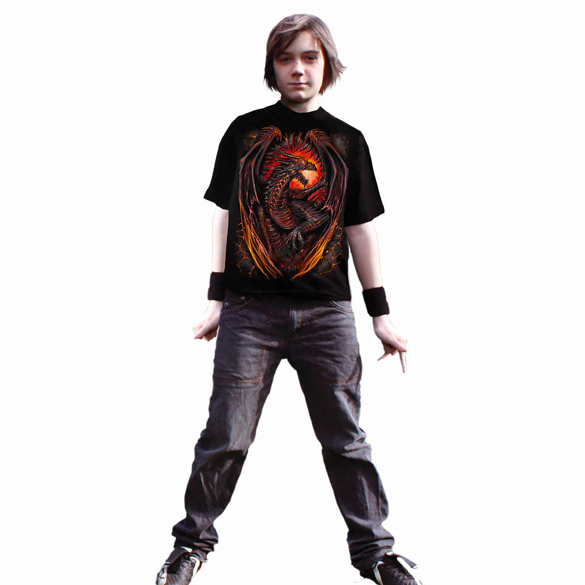 DRAGON FURNACE - SPIRAL - KIDS T-SHIRT