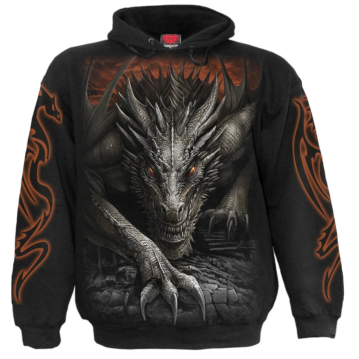 MAJESTIC DRACO - SPIRAL - HOODIE