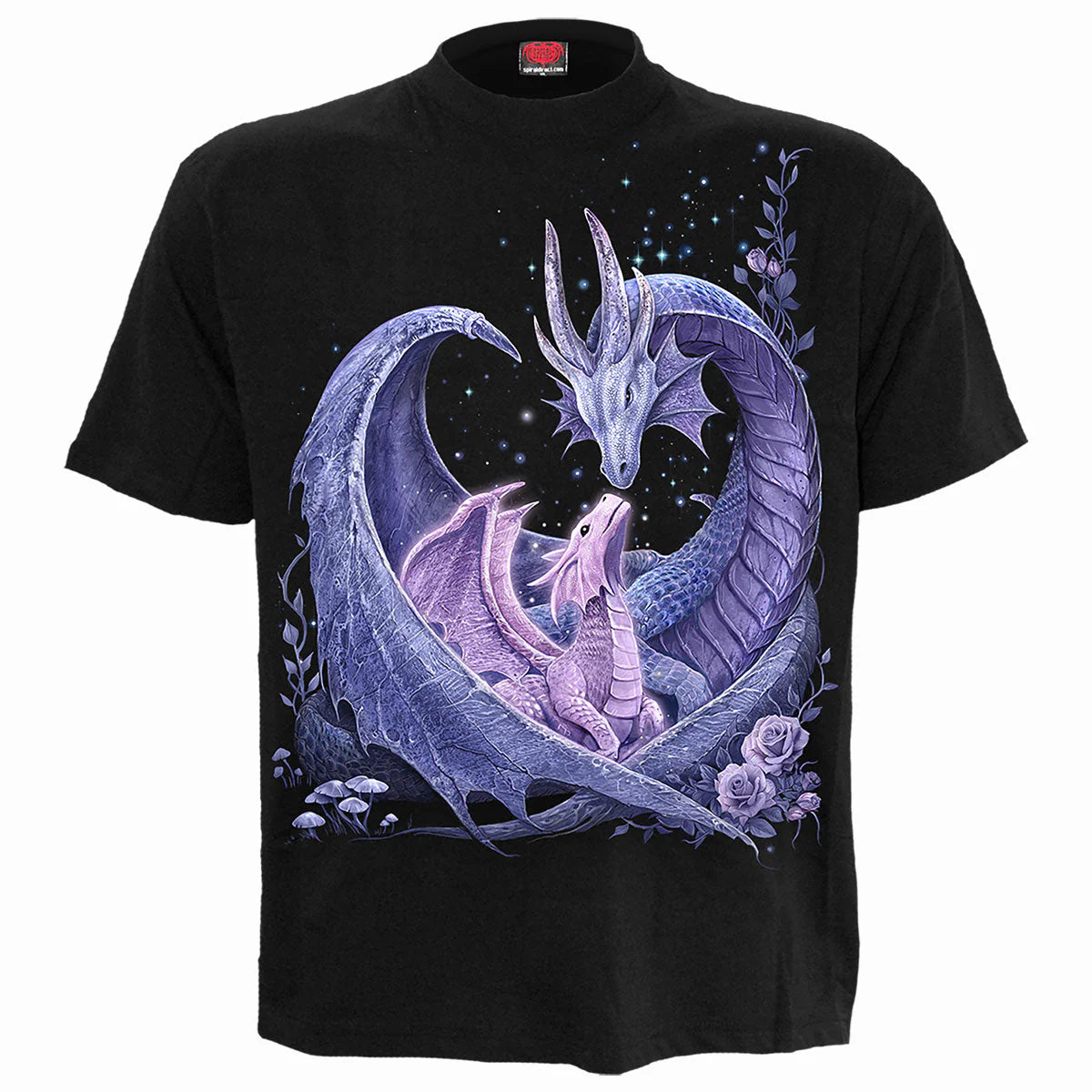 MATERNAL INSTINCTS - SPIRAL - FRONT PRINT T-SHIRT