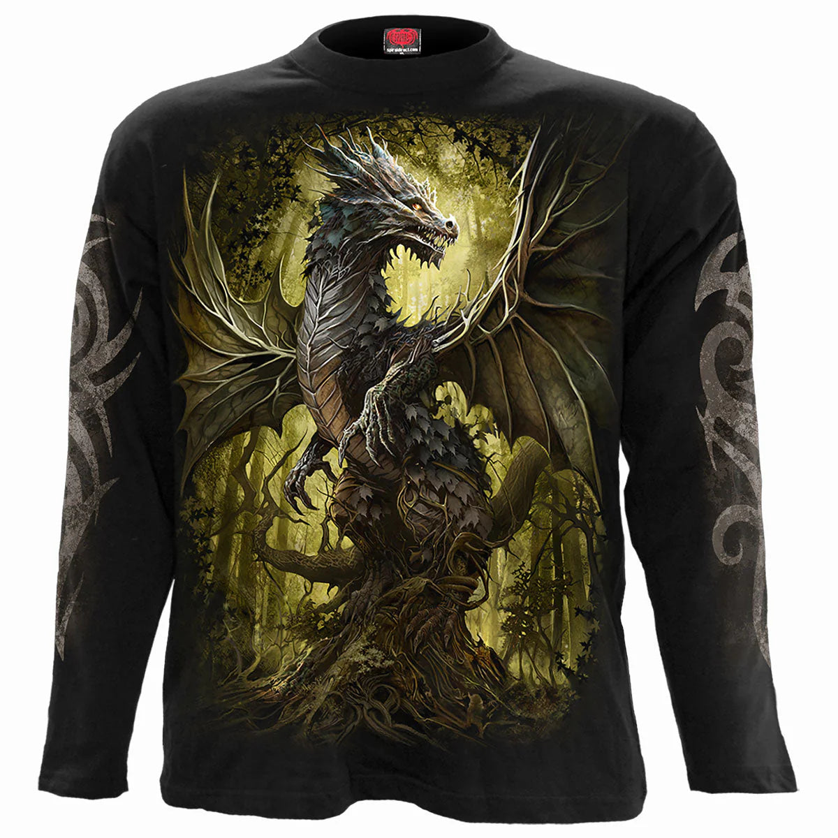 OAK DRAGON - SPIRAL - LONGSLEEVE T-SHIRT