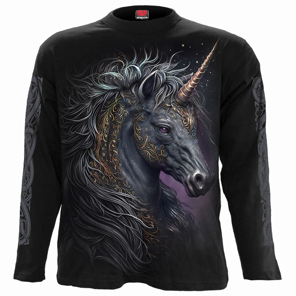 CELTIC UNICORN - SPIRAL - LONGSLEEVE T-SHIRT