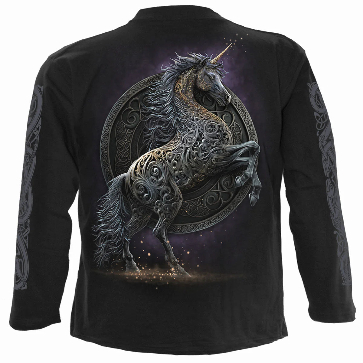 CELTIC UNICORN - SPIRAL - LONGSLEEVE T-SHIRT