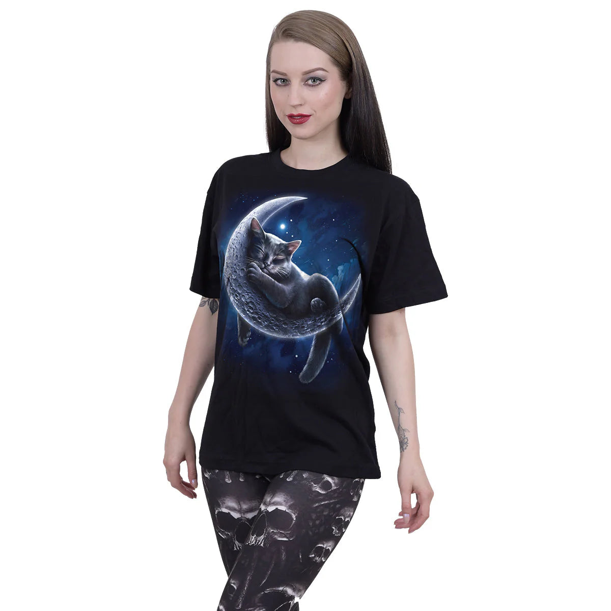 VELVET MOON - SPIRAL - FRONT PRINT T-SHIRT