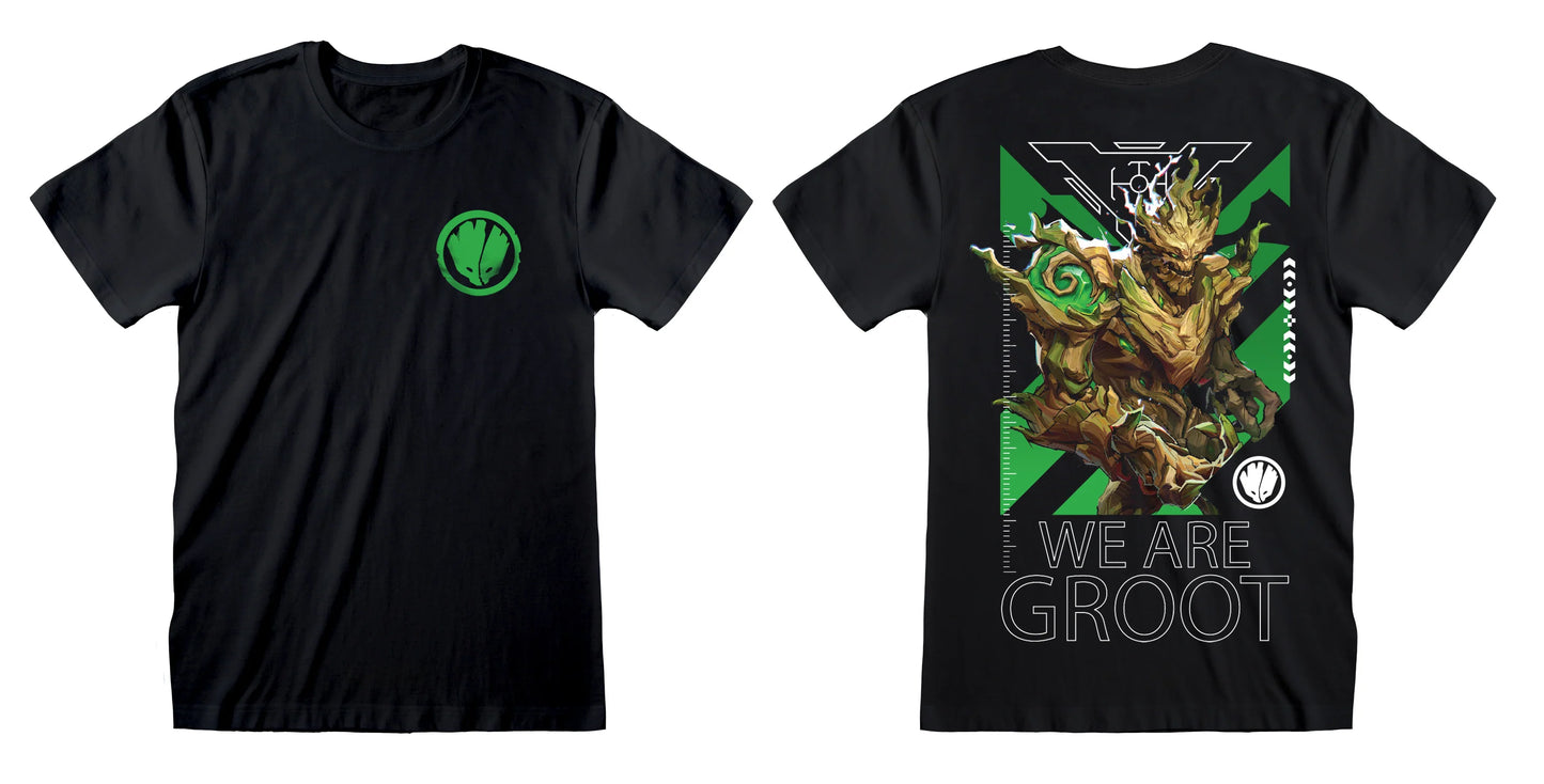 Official Marvel Rivals Groot T-Shirt – Comic Graphic Tee for Adult & Marvel Fans