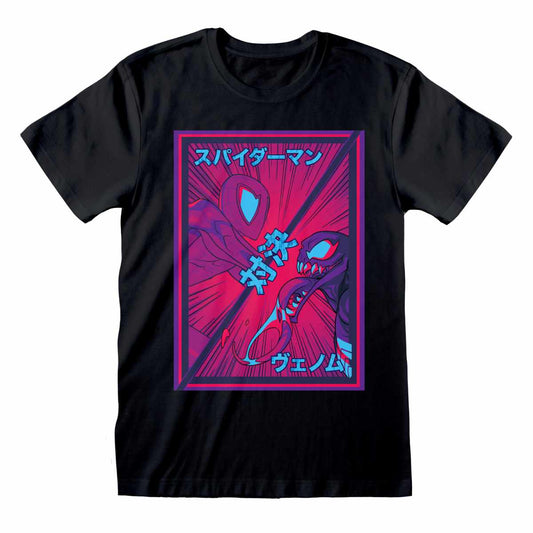 MARVEL COMICS SPIDERMAN -SPIDERMAN VS VENOM - SPIDER-MAN - T-SHIRT