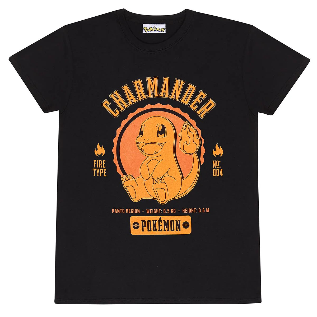 COLLEGIATE CHARMANDER - POKEMON - T-SHIRT