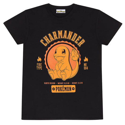 COLLEGIATE CHARMANDER - POKEMON - T-SHIRT