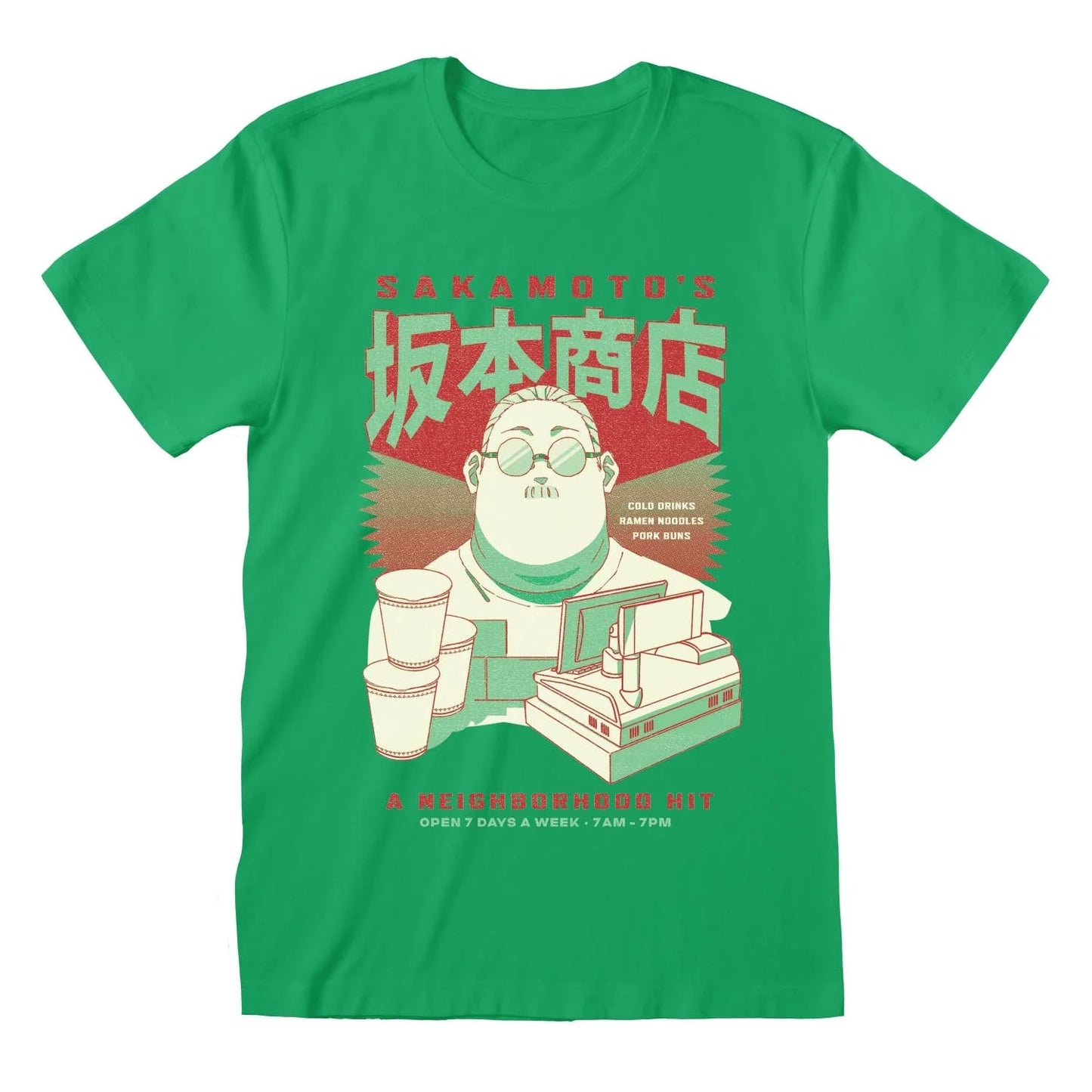 Official Sakamoto Days Greens T-Shirt – Stylish Action Anime Tee for Manga Fans