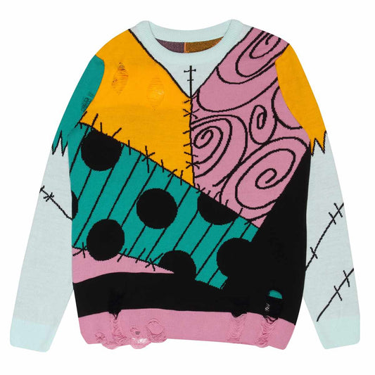 SALLY OUTFIT - THE NIGHTMARE BEFORE CHRISTMAS - DISTRESSED JUMPER