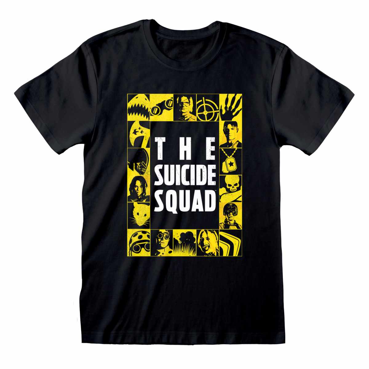YELLOW GRID - SUICIDE SQUAD - T-SHIRT